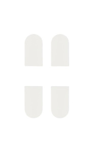 Накладки на скрытую петлю Eclipse 3.0 (белый) Е30200.12.91