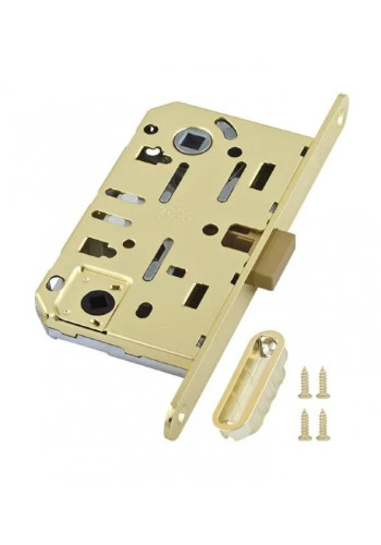 Защёлка магнитная сантехническая AGB MEDIANA POLARIS с ответной планкой (золото блестящее) B061025003+B014020503