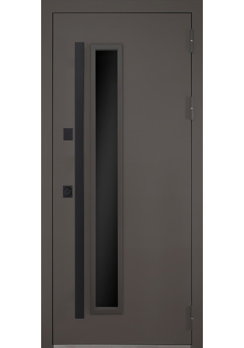 Стальная дверь "Barone" с окном (терморазрыв 3к) Стальная дверь "Barone" с окном (терморазрыв 3к)