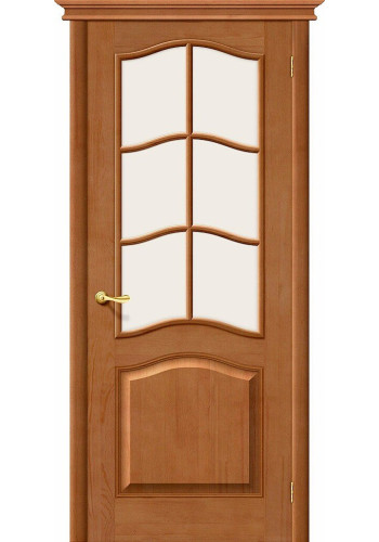 Межкомнатная дверь М7, со стеклом, цвет Светлый Лак Межкомнатная дверь М7, со стеклом, цвет Светлый Лак