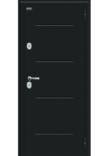 Входная дверь Thermo Лайн, цвет Букле черное/Wenge Veralinga Входная дверь Thermo Лайн, цвет Букле черное/Wenge Veralinga