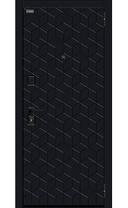 Входная дверь Кьюб (RBE), цвет Total Black/Super White Входная дверь Кьюб (RBE), цвет Total Black/Super White