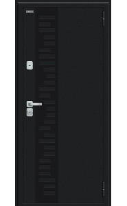 Входная дверь Thermo Техно Декор-2, цвет Букле черное/Wenge Veralinga Входная дверь Thermo Техно Декор-2, цвет Букле черное/Wenge Veralinga