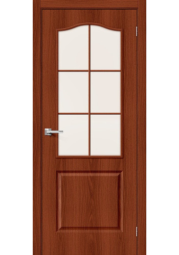 Межкомнатная дверь 32С, со стеклом, цвет ИталОрех Межкомнатная дверь 32С, со стеклом, цвет ИталОрех