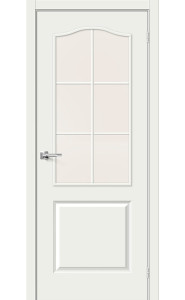 Межкомнатная дверь 32С, со стеклом, цвет Белый Межкомнатная дверь 32С, со стеклом, цвет Белый