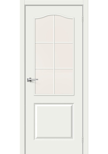 Межкомнатная дверь 32С, со стеклом, цвет Белый Межкомнатная дверь 32С, со стеклом, цвет Белый