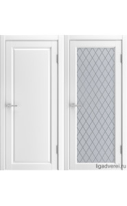Межкомнатная дверь White эмалит Белый Межкомнатная дверь White эмалит Белый