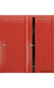 Межкомнатная дверь Fiesta Эмаль красная по RAL Межкомнатная дверь Fiesta Эмаль красная по RAL