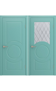 Межкомнатная дверь Donna Эмаль небесно голубая по RAL Межкомнатная дверь Donna Эмаль небесно голубая по RAL