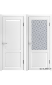Межкомнатная дверь Silver эмалит белый Межкомнатная дверь Silver эмалит белый
