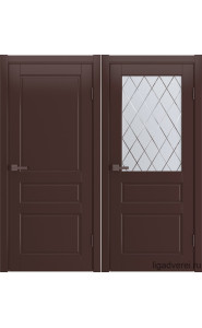 Межкомнатная дверь Stella Эмаль шоколад по RAL Межкомнатная дверь Stella Эмаль шоколад по RAL