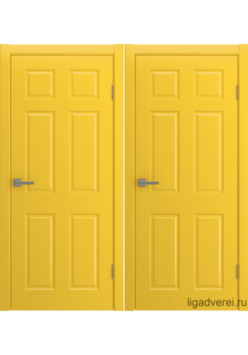 Межкомнатная дверь Barselona Эмаль желтая по RAL