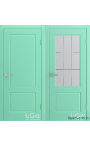Межкомнатная дверь Tesoro Эмаль бирюза по RAL Межкомнатная дверь Tesoro Эмаль бирюза по RAL