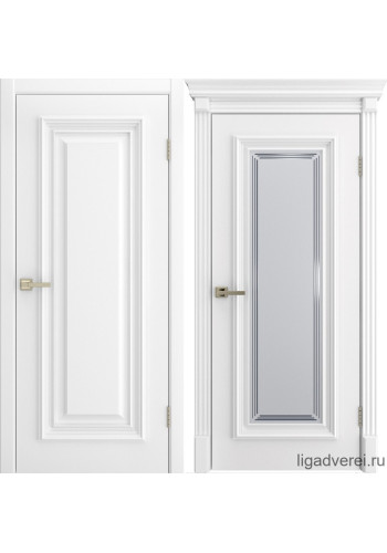 Межкомнатная дверь Diana-1 Эмаль белая