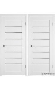 Межкомнатная дверь Extra эмалит белый, стекло белое Межкомнатная дверь Extra эмалит белый, стекло белое