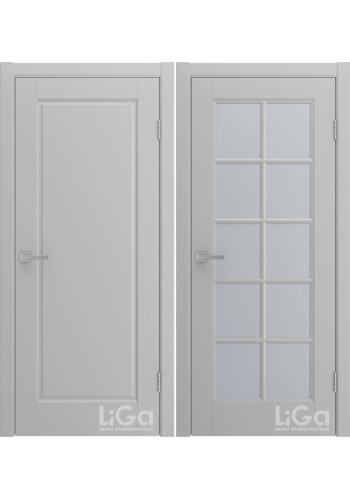 Межкомнатная дверь Amore Эмаль светло-серая