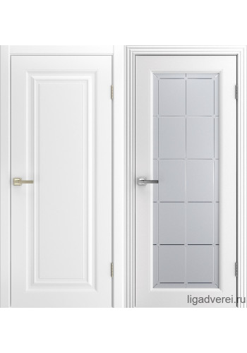 Межкомнатная дверь Largo-1 эмаль белая
