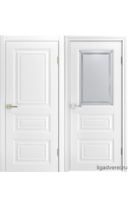 Межкомнатная дверь Largo-3 эмаль белая Межкомнатная дверь Largo-3 эмаль белая