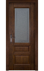 Дверь Аристократ 2 со стеклом Античный орех Дверь Аристократ 2 со стеклом Античный орех