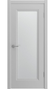 Дверь Vision 1 светло-серая эмаль со стеклом