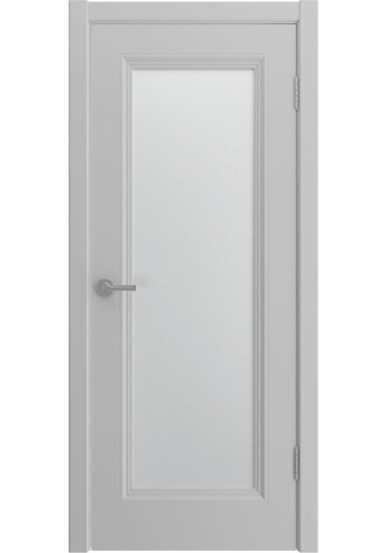 Дверь Vision 1 светло-серая эмаль со стеклом