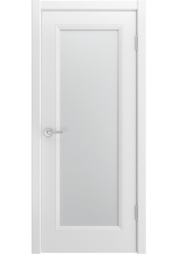 Дверь Белини 111 Белая эмаль со стеклом Дверь Белини 111 Белая эмаль со стеклом