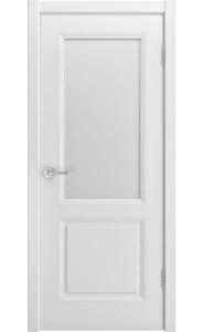 Дверь Белини 222 Белая эмаль со стеклом