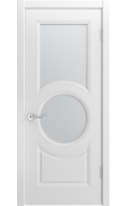 Дверь Белини 888 Белая эмаль со стеклом