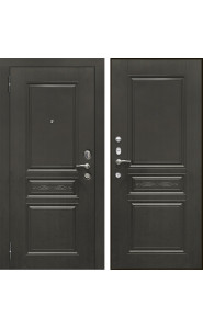 Дверь мет. SD Prof-10 Трио Венге, со стеклом Дверь мет. SD Prof-10 Трио Венге, со стеклом