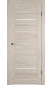 Межкомнатная дверь Atum 5, со стеклом, цвет Cappuccino