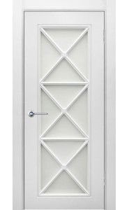 Дверь Британия 2 Белая эмаль со стеклом Дверь Британия 2 Белая эмаль со стеклом