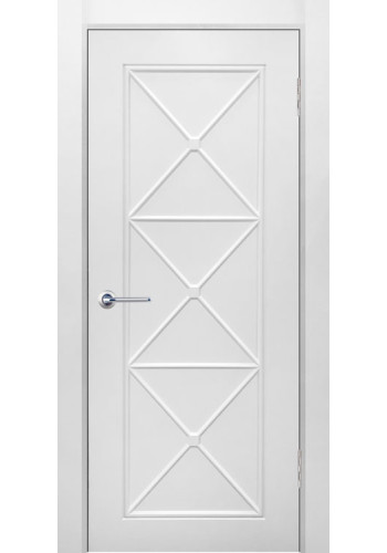 Дверь Британия 2 Белая эмаль ДГ Дверь Британия 2 Белая эмаль ДГ