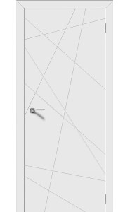 Дверь Вектор Белая эмаль ДГ Дверь Вектор Белая эмаль ДГ