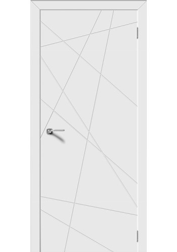 Дверь Вектор Белая эмаль ДГ Дверь Вектор Белая эмаль ДГ