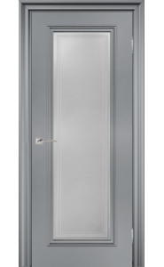 Дверь Венеция 1 Светло-серая эмаль со стеклом Дверь Венеция 1 Светло-серая эмаль со стеклом