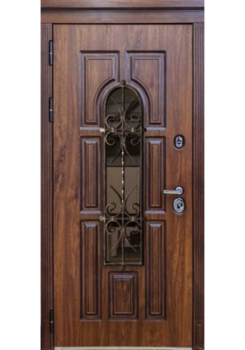 Дверь входная Дива МХ 32 Винорит STR Тёмный дуб Ковка Термо Дверь входная Дива МХ 32 Винорит STR Тёмный дуб Ковка Термо