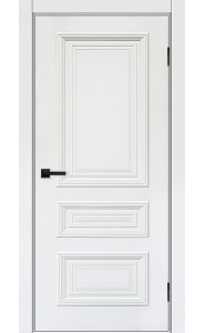 Дверь Багет 3 Белая эмаль ДГ Дверь Багет 3 Белая эмаль ДГ
