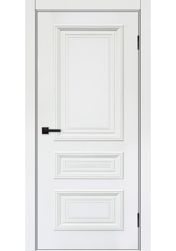 Дверь Багет 3 Белая эмаль ДГ