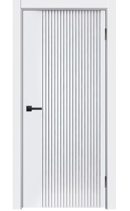 Дверь Мальта L 13 Белая эмаль ДГ Дверь Мальта L 13 Белая эмаль ДГ