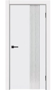 Дверь Мальта L 14 Белая эмаль ДГ Дверь Мальта L 14 Белая эмаль ДГ
