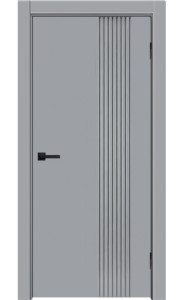 Дверь Мальта L 14 Светло-серая эмаль ДГ Дверь Мальта L 14 Светло-серая эмаль ДГ