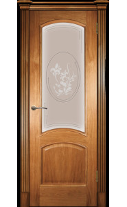 Леон М Светлый орех стекло матовое вьюнок Леон М Светлый орех стекло матовое вьюнок