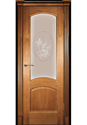 Леон М Светлый орех стекло матовое вьюнок Леон М Светлый орех стекло матовое вьюнок