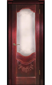 Дверь Прованс-2 красное дерево (сапель) ДО Дверь Прованс-2 красное дерево (сапель) ДО